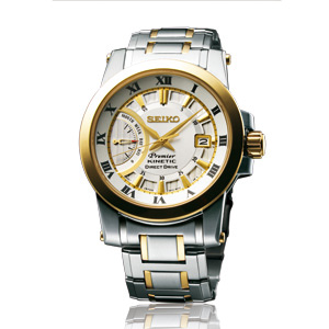 Shopping Seiko Premier Kinetic Direct Drive 5D22 Men copy watch SRG010P1 for sale